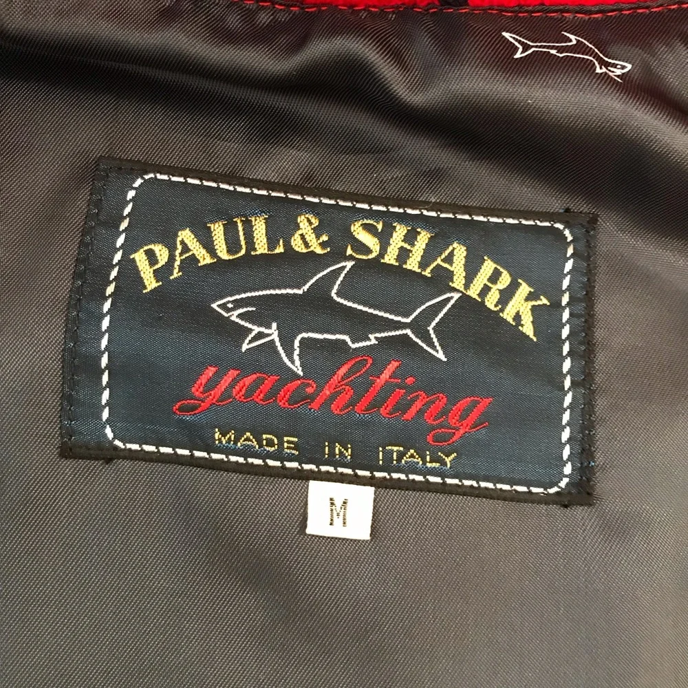 Paul & Shark Red Wool Yachting Bomber Jacket